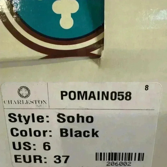 Charleston Shoe Co. Black Learher Soho Boots W/ Weitzman Studded Gold Accent 6 - Picture 12 of 13